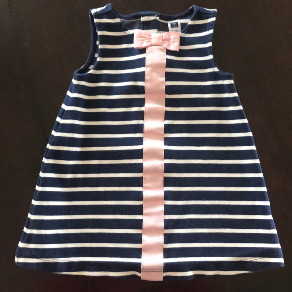 Navy stripe dress